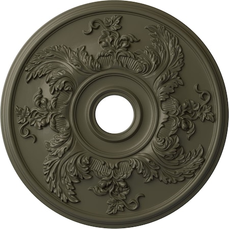 Ekena Millwork Acanthus Twist Medallion (Canopies up to 8 3/8"), 23 5/8"OD x 4 5/8"ID x 1 7/8"P, Witch Hazel CM23ACWHF